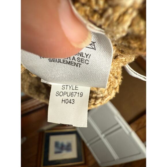 Sigrid Olsen Sport Hand Knit Floral Cardigan Silk Embroidery Boho Artsy Sweater - Picture 6 of 9